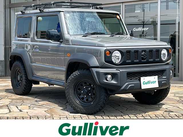 スズキ ジムニー シエラ JL 静岡県 2020(令2)年 8万km ミディアムグレー ５速ＭＴ　/ルーフラック　/純正８ｉｎｃナビ　/フルセグＴＶ　/ＥＴＣ　/スマートキー　/プッシュスタート/シートヒーター　/横滑り防止装置　/ダウンヒルアシスト　/フロントフォグランプ