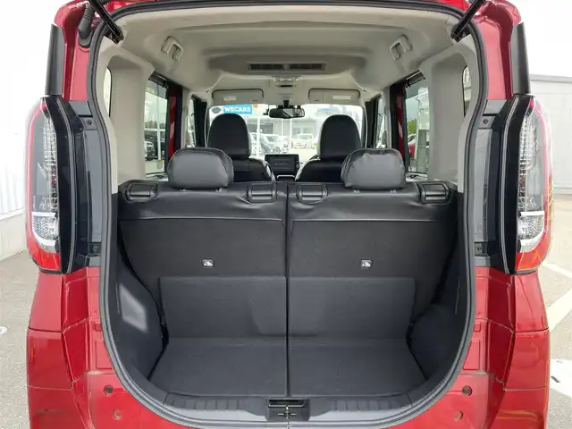 日産 ルークス HWS X プロパイロットED 佐賀県 2020(令2)年 5.1万km スパークリングレッドM プロパイロット/インテリジェントエマージェンシーブレーキ（歩行者検知機能付）/低速衝突軽減ブレーキ機能/踏み間違い衝突防止アシスト/標識検知機能/インテリジェントFCW（前方衝突予測警報）/先行車発進お知らせ機能/インテリジェントLI（車線逸脱防止支援システム）/LDW（車線逸脱警報）/アラウンドビューモニター/純正9型ナビゲーション/・フルセグTV/CD/DVD/Bluetooth/両側パワースライドドア/コーナーセンサー/ドライブレコーダー/ETC/電子パーキングブレーキ/オートホールド/USBポート/レザー調シートカバー/純正LEDヘッドライト/純正フロアマット/純正15インチアルミホイール/スマートキー/プッシュスタート/スペアキー
