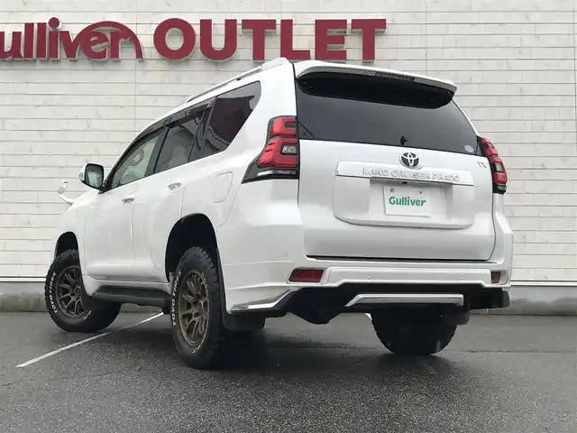 トヨタ ランドクルーザー プラド TX 富山県 2018(平30)年 5.7万km ホワイトパールクリスタルシャイン 4WD/モデリスタエアロ/JAOSホイール/アルパインナビ/フルセグTV/バックカメラ/ドライブレコーダー/プリクラッシュセーフティ/レーンキープアシスト/コーナーセンサー/レーダークルーズコントロール/デジタルインナーミラー/プッシュスタート/スマートキー/ステアリングスイッチ/ETC