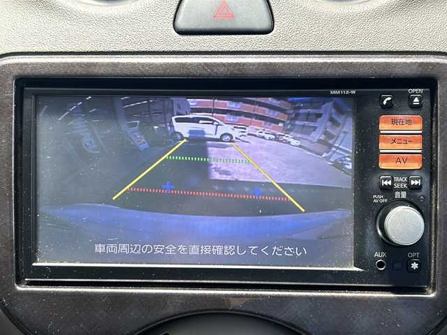 日産 マーチ ボレロ 高知県 2013(平25)年 6.7万km ホワイトパール 純正ナビ/ワンセグテレビ/バックカメラ/アイドリングストップ/スマートキー/AAC/フロアマット/純正16インチアルミホイール/盗難防止装置/運転席＋助手席エアバック/電格ミラー/本革ステアリング/スマートキー