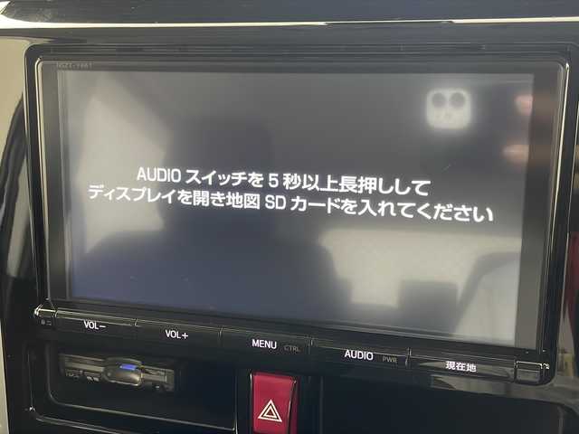 トヨタ タンク カスタムG S 岐阜県 2018(平30)年 4.5万km ブラックマイカメタリック 純正9インチナビ/(AM/FM/CD/DVD/Bluetooth/フルセグTV)/マルチビューモニター/プリクラッシュセーフティー/コーナーセンサー/クルーズコントロール/LEDヘッドライト/シートヒーター/両側パワースライドドア/純正アルミホイール/純正フロアマット/純正ドアバイザー/ETC
