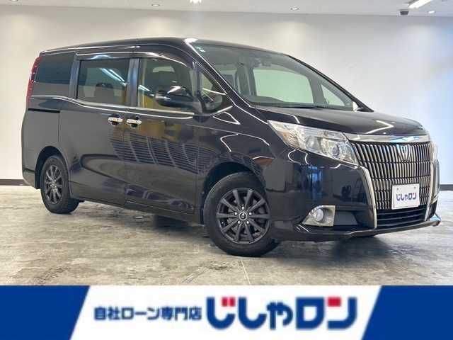 トヨタ エスクァイア Gi 静岡県 2015(平27)年 11.9万km スパークリングブラックパールクリスタルシャイン (株)IDOMが運営する【じしゃロン浜松店】の自社ローン専用車両になりますこちらは現金またはオートローンご利用時の価格です。自社ローンご希望の方は別途その旨お申付け下さい/ドアバイザー/プッシュスタート/フルセグテレビ/バックカメラ/ETC/両側パワースライドドア/電脳格納ミラー/フォグランプ/WAC/Bluetooth