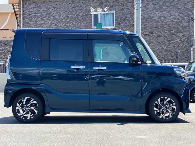 ダイハツ タント カスタム X 静岡県 2022(令4)年 2.9万km レーザーブルークリスタルシャイン エンジンスタートボタン/パワーステアリング/パワーウィンドウ/取扱説明書/アイドリングストップ/スマートキー/スペアキー１本/オートエアコン/USB入力端子/純正10インチメモリナビ（CD/DVD/BT/フルセグ）/フロアマット/ハーフレザー/D席N席シートヒーター/両側パワースライドドア/純正アルミホイール/ABS/横滑り防止装置/レーンキープアシスト/コーナーセンサー前後/盗難防止装置/オートライト/オートマチックハイビーム/LEDヘッドライト/W＋サイドエアバック/衝突軽減システム/カーテンエアバック