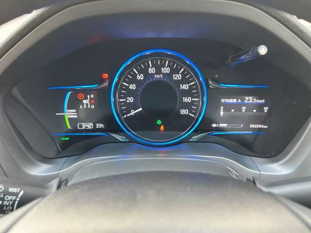 ホンダ ヴェゼル ハイブリッド 高知県 2015(平27)年 5.7万km モルフォブルーP 純正ナビ/　Bluetooth/ワンセグ/　CD/USB/AM/FM/バックカメラ/ドライブレコーダー/ETC/純正フロアマット/社外16インチアルミホイール/クルーズコントロール/プッシュスタート/スマートキー/MTモード付AT/横滑り防止装置/アイドリングストップ/盗難防止装置