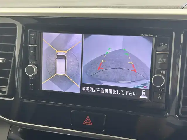 日産 デイズ ルークス ハイウェイスター Gターボ 群馬県 2018(平30)年 4.5万km スターリングシルバーM 全方位カメラ　純正７インチナビ　両側パワースライドドア　衝突軽減システム　クルーズコントロール　アイドリングストップ　ＥＴＣ　ＬＥＤヘッドライト　ＡＢＳ　純正１５インチＡＷ　社外ドラレコ　禁煙