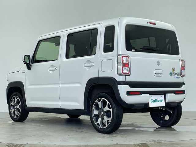スズキ ハスラー HYBRID X 鹿児島県 2023(令5)年 2.3万km ピュアホワイトP 純正9インチメモリナビゲーション/フルセグ BT CD DVD FM AM/全方位カメラ/レーンキープアシスト/レーダークルーズコントロール/D/N席シートヒーター/シートバックテーブル/LEDヘッドライト/フォグライト/AUTOライト/スマートキー/純正15インチアルミホイール