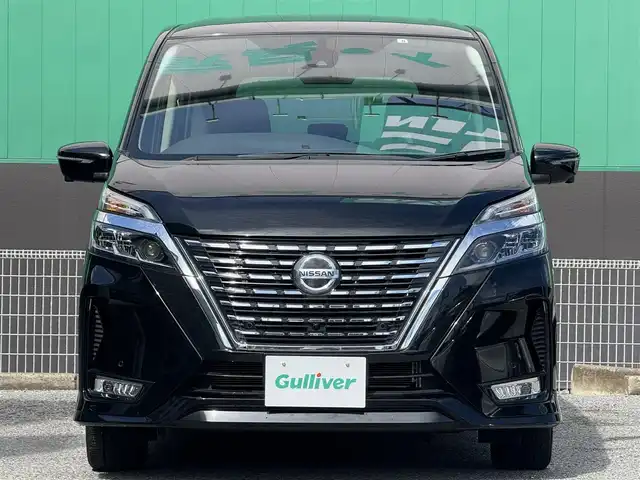 日産 セレナ ハイウェイスター V 千葉県 2022(令4)年 1.9万km ダイヤモンドブラック 純正SDナビ/フルセグTV/CD/DVD/BD/Bluetooth/プロパイロット/アラウンドビューモニター/フリップダウンモニター/両側パワースライドドア/ETC/デジタルインナーミラー/エマージェンシーブレーキ/インテリジェントLI/インテリジェントBSI/ブラインドスポットワーニング/オートライト/LEDヘッドライト/フォグランプ/スマートキー/プッシュスタート/純正16インチAW