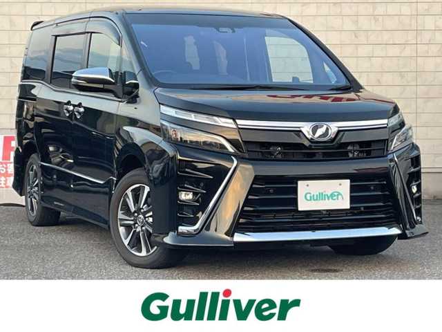 トヨタ ヴォクシー ZS 煌Ⅱ 山口県 2019(平31)年 4.9万km イナズマスパーキングブラックガラスフレーク 純正10インチメモリーナビ/CD/DVD/SD/Bluetooth/フルセグTV/バックカメラ/両側パワースライドドア/パワーバックドア/クルーズコントロール/トヨタセーフティセンス/レーンキープアシスト/プリクラッシュセーフティ/LEDヘッドライト/ETC/スマートキー/ドライブレコーダー