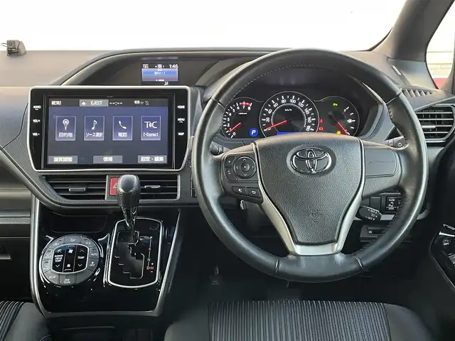 トヨタ ヴォクシー ZS 煌Ⅱ 山口県 2019(平31)年 4.9万km イナズマスパーキングブラックガラスフレーク 純正10インチメモリーナビ/CD/DVD/SD/Bluetooth/フルセグTV/バックカメラ/両側パワースライドドア/パワーバックドア/クルーズコントロール/トヨタセーフティセンス/レーンキープアシスト/プリクラッシュセーフティ/LEDヘッドライト/ETC/スマートキー/ドライブレコーダー