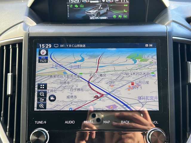 スバル フォレスター スポーツ 山形県 2020(令2)年 1.7万km セピアブロンズM 4WD/アイサイト/レーダークルーズコントロール/BSM/レーンキープアシスト/STIエアロパーツ/純正ナビ/（AM/FM/Bluetooth/フルセグ)/バックカメラ/LEDオートライト/フォグランプ/ハーフレザーシート/全席シートヒーター/DN席パワーシート/電動リアゲート/純正ドライブレコーダー/デジタルインナーミラー/ステアリングスイッチ/パドルシフト/ステアリングヒーター/電動パーキングブレーキ/ETC/純正AW/純正フロアマット/電動格納ウィンカーミラー/スマートキー×2/ドアバイザー