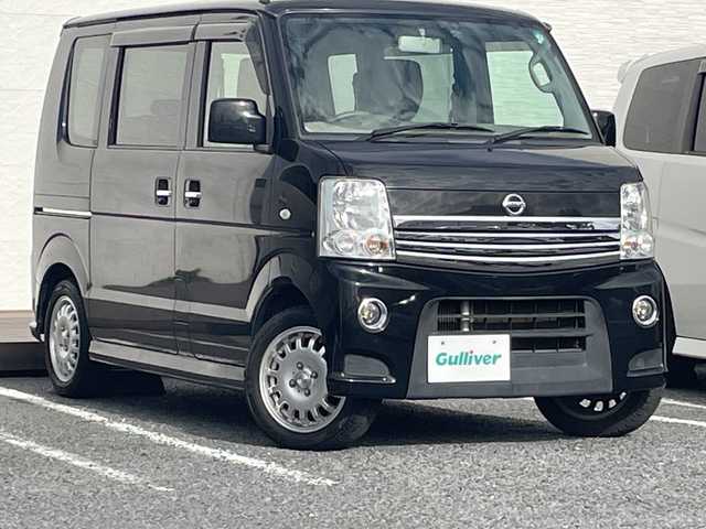 日産 ＮＶ１００クリッパー リオ E 千葉県 2014(平26)年 8.5万km ブルーイッシュブラック ナビＭＭ１１４Ｄ－Ａ　バックカメラ　パワースライドドア　ＥＴＣ　電動格納ミラー　純正フロアマット　キーレス　ドアバイザー　社外１４インチホイール　リアスポイラー　水冷直列3気筒ICターボ　６４PS