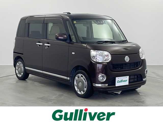 ダイハツ ムーヴ キャンバス X メイクアップ SA Ⅲ 栃木県 2018(平30)年 6.3万km プラムブラウンクリスタルマイカ 純正SDナビ/（DVD/CD/フルセグ/BT/AM/FM）/ドライブレコーダー/衝突軽減/横滑り防止/電動格納ミラー/純正フロアマット/プッシュスタート/スマートキー/バックカメラ/フォグライト