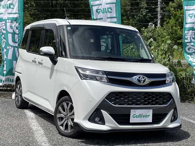 トヨタ タンク カスタムG－T 埼玉県 2020(令2)年 3.7万km パールホワイトⅢ 外部検査実施済み/ターボ/ワンオーナー/純正9型SDナビ【NSZT-Y68T】/（DVD/フルセグTV/Bluetooth/MSV）/バックカメラ/前席シートヒーター/両側パワースライドドア/スマートアシスト3/・衝突回避支援ブレーキ機能/・衝突警報機能/・車線逸脱警報機能/・誤発進抑制制御機能/・先行車発進お知らせ機能/・オートハイビーム/純正アルミホイール/LEDヘッドライト/スマートキー/ビルトインETC2.0/前方ドライブレコーダー/パーキングアシスト/前後コーナーセンサー/100V電源/横滑り防止機能/保証書/取扱説明書/スペアキー