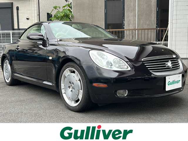 トヨタ ソアラ 430SCV 京都府 2004(平16)年 12.8万km ブラキッシュレッドマイカ 本革白シート　/ワンセグTV/純正ＡＷカバー付　/純正ＤＶＤナビ　/ＨＩＤヘッドライト　/クルーズコントロール　/Ｄ＋Ｎ席パワーシート　/Ｄ＋Ｎ席シートヒーター　/純正ＥＴＣ　/ＣＤ／ＣＤチェンジャー　/ＭＤ再生/電動ハンドル調整/フロントフォグランプ/盗難防止装置/Wエアバッグ
