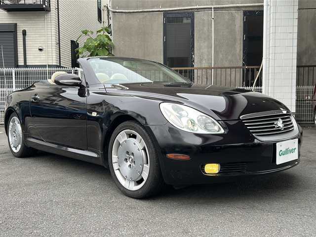 トヨタ ソアラ 430SCV 京都府 2004(平16)年 12.8万km ブラキッシュレッドマイカ 本革白シート　/ワンセグTV/純正ＡＷカバー付　/純正ＤＶＤナビ　/ＨＩＤヘッドライト　/クルーズコントロール　/Ｄ＋Ｎ席パワーシート　/Ｄ＋Ｎ席シートヒーター　/純正ＥＴＣ　/ＣＤ／ＣＤチェンジャー　/ＭＤ再生/電動ハンドル調整/フロントフォグランプ/盗難防止装置/Wエアバッグ