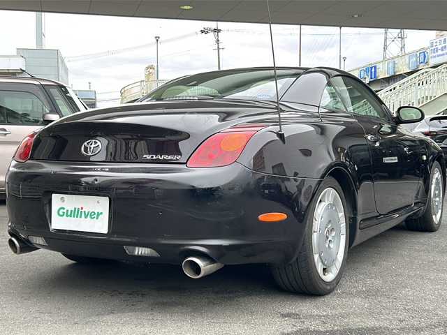 トヨタ ソアラ 430SCV 京都府 2004(平16)年 12.8万km ブラキッシュレッドマイカ 本革白シート　/ワンセグTV/純正ＡＷカバー付　/純正ＤＶＤナビ　/ＨＩＤヘッドライト　/クルーズコントロール　/Ｄ＋Ｎ席パワーシート　/Ｄ＋Ｎ席シートヒーター　/純正ＥＴＣ　/ＣＤ／ＣＤチェンジャー　/ＭＤ再生/電動ハンドル調整/フロントフォグランプ/盗難防止装置/Wエアバッグ