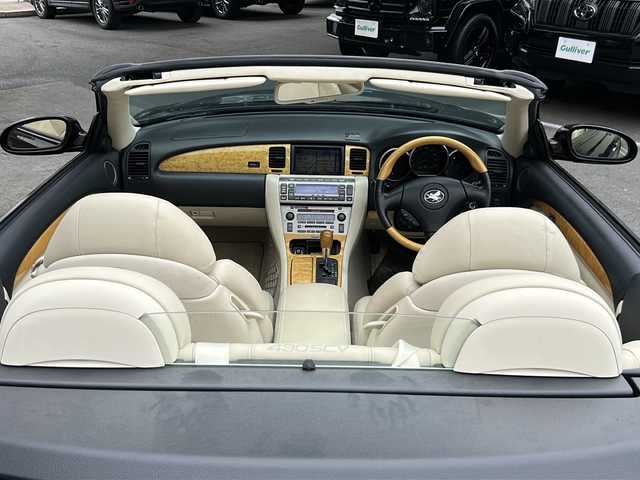 トヨタ ソアラ 430SCV 京都府 2004(平16)年 12.8万km ブラキッシュレッドマイカ 本革白シート　/ワンセグTV/純正ＡＷカバー付　/純正ＤＶＤナビ　/ＨＩＤヘッドライト　/クルーズコントロール　/Ｄ＋Ｎ席パワーシート　/Ｄ＋Ｎ席シートヒーター　/純正ＥＴＣ　/ＣＤ／ＣＤチェンジャー　/ＭＤ再生/電動ハンドル調整/フロントフォグランプ/盗難防止装置/Wエアバッグ