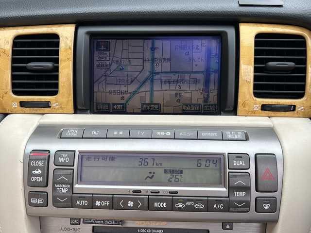トヨタ ソアラ 430SCV 京都府 2004(平16)年 12.8万km ブラキッシュレッドマイカ 本革白シート　/ワンセグTV/純正ＡＷカバー付　/純正ＤＶＤナビ　/ＨＩＤヘッドライト　/クルーズコントロール　/Ｄ＋Ｎ席パワーシート　/Ｄ＋Ｎ席シートヒーター　/純正ＥＴＣ　/ＣＤ／ＣＤチェンジャー　/ＭＤ再生/電動ハンドル調整/フロントフォグランプ/盗難防止装置/Wエアバッグ