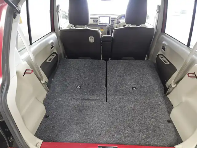 スズキ ラパン F リミテッド 福岡県 2018(平30)年 7.9万km フェニックスレッドパール ワンオーナー/4WD/カロッツェリア8型ナビ(BT/CD/DVD)/フルセグTV/バックカメラ/ビルトインETC/レーダーブレーキサポート/アイドリングストップシステム/エネチャージ/ウィンカー付電動オート格納ドアミラー/HIDヘッドランプ/オートライト/オートエアコン/本革巻きステアリング/パイピング付ファブリックシート/前席シートヒーター/純正14インチアルミホイール/キーレスプッシュスタートシステム/禁煙車