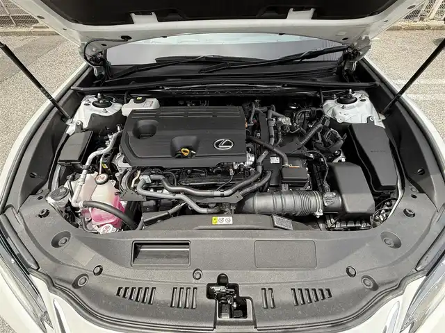 レクサス ＥＳ 300h グレイスフルエスコート 千葉県 2023(令5)年 1.9万km パール ムーンルーフ/純正SDナビ（AM/FM/CD/DVD/フルセグTV/Bluetooth/Miracast/TRDフロントスポイラー/バックカメラ/ドライブレコーダー/デジタルインナーミラー/デジタルアウターミラー/ビルトインETC2.0/レーダークルーズコントロール/Lexus Safety System/パドルシフト/ステアリングヒーター/レザーシート/パワーシート/シートベンチレーション/前席シートヒーター/電動トランクリッド/ポジションメモリー/LEDヘッドライト/純正フロアマット