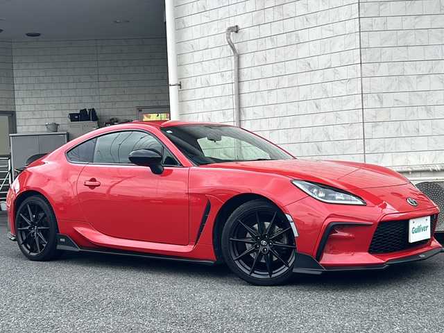 トヨタ ＧＲ８６ RZ 神奈川県 2021(令3)年 1.4万km 赤 6速MT/TOM‘Sパッケージカー/・フロントディフューザー/・サイドディフューザー/・リアアンダーディフューザー/・トランクリッドスポイラー/・フロントバンパーガーニッシュ/・フロントノーズ/・トムスバレル/・トムスマフラー/純正ディーラーナビ(CD/SD/AUX/BT/ワンセグTV)/バックカメラ/クルーズコントロール/ハーフレザーシート/D/N席シートヒーター/ETC/前方ドライブレコーダー/オートライト/純正フロアマット/スペアキー×1/保証書/取扱説明書