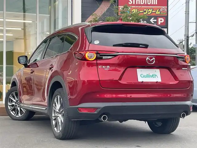 マツダ ＣＸ－８ XD Lパッケージ 道央・札幌 2020(令2)年 4万km ソウルレッドクリスタルM ・４WD/・衝突軽減ブレーキ/・サンルーフ/・純正ナビ/　CD＆DVD＆BT＆USB/・全方位カメラ/・レザーシート/・パワーシート/・パワーバックドア/・コーナーセンサー/・レーンキープアシスト/・レーダークルーズコントロール/・ヒルディセントコントロール/・シートヒーター/・オートエアコン/・オートライト/・ディーゼルターボ/・プッシュスタート/・スマートキー/・パドルシフト/・ドアライブレコ―ダー/・MT付きAT/・ETC/・オートリトラミラー/・社外AW＆冬タイヤ積込/・ヘッドアップディスプレイ/・純正フロアマット/・ウィンカーミラー/・フォグライト/・BOSEスピーカー