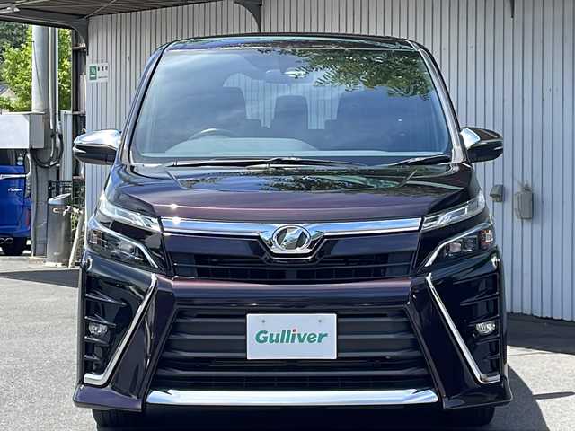 トヨタ ヴォクシー ZS 煌 長野県 2018(平30)年 3.7万km ボルドーマイカメタリック ４WD/トヨタセーフティセンス/純正メモリナビ フルセグTV/バックカメラ/ビルトインETC/両側パワースライドドア/LEDヘッドライト/クルーズコントロール/純正16インチアルミ/スマートキー/保証書