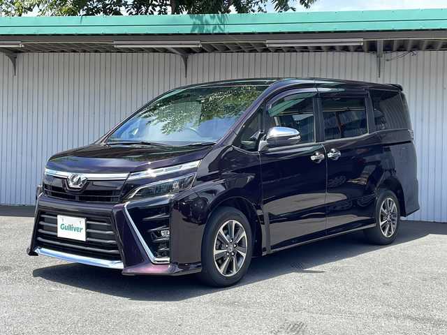 トヨタ ヴォクシー ZS 煌 長野県 2018(平30)年 3.7万km ボルドーマイカメタリック ４WD/トヨタセーフティセンス/純正メモリナビ フルセグTV/バックカメラ/ビルトインETC/両側パワースライドドア/LEDヘッドライト/クルーズコントロール/純正16インチアルミ/スマートキー/保証書