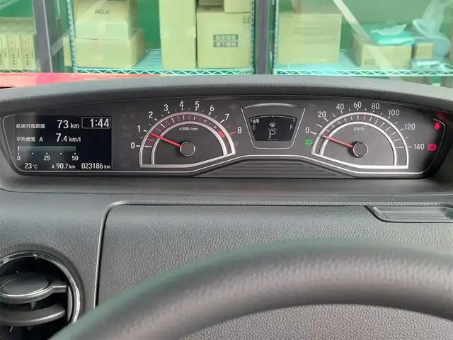 ホンダ Ｎ ＢＯＸ カスタム G L ホンダセンシング 東京都 2019(令1)年 2.4万km ミラノレッド 社外ナビ(DVIC-RZ710)/【DISC/MSV/SD/FM/AM/TV/BT/ipod/USB// HDMI/AUX】/バックカメラ/ビルトインETC/ドライブレコーダー/アダプティブクルーズコントロール/片側電動スライドドア/衝突軽減ブレーキ/LKAS/横滑り防止装置/後席サンシェード/USBポート/LEDヘッドライト/フォグランプ/純正14インチAW/プッシュスタート/スマートキー