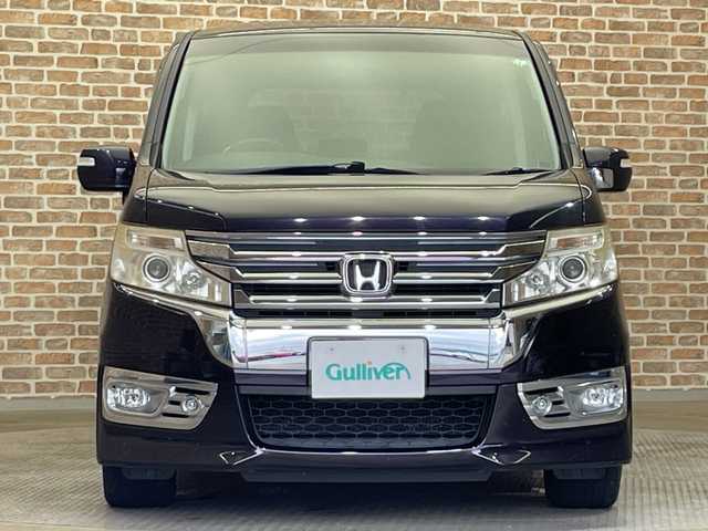 ホンダ ステップワゴン スパーダ S 岩手県 2013(平25)年 12.1万km プレミアムコスミックバイオレットパール ４WD/横滑り防止装置/アイドリングストップ/パドルシフト/ヒルスタートアシスト機能/カロッツェリアサブウーファー/純正ナビ/フルセグTV/バックカメラ/ETC/本革巻きステアリグ/ヒーテッドドアミラー/オートライト/ディスチャージヘッドランプ/フォグランプ/純正フロアマット/純正アルミホイール積み込みあり