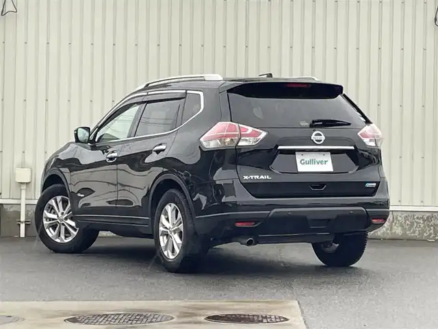 日産 エクストレイル ハイブリッド 20X エマージェンシーブレーキ 山形県 2016(平28)年 7.9万km ダイヤモンドブラック ４WD/衝突被害軽減システム/純正SDナビ/　　【CD　DVD　BT　フルセグ　USB　AUX】/アラウンドビューモニター/電動リアゲート/クルーズコントロール/LEDオートライト/シートヒーター/純正17インチアルミホイール/コーナーセンサー/アイドリングストップ/ステアリングスイッチ/電動格納ウィンカーミラー/フォグランプ/スマートキー×２/ETC