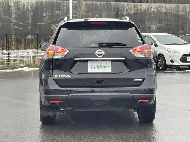 日産 エクストレイル ハイブリッド 20X エマージェンシーブレーキ 山形県 2016(平28)年 7.9万km ダイヤモンドブラック ４WD/衝突被害軽減システム/純正SDナビ/　　【CD　DVD　BT　フルセグ　USB　AUX】/アラウンドビューモニター/電動リアゲート/クルーズコントロール/LEDオートライト/シートヒーター/純正17インチアルミホイール/コーナーセンサー/アイドリングストップ/ステアリングスイッチ/電動格納ウィンカーミラー/フォグランプ/スマートキー×２/ETC