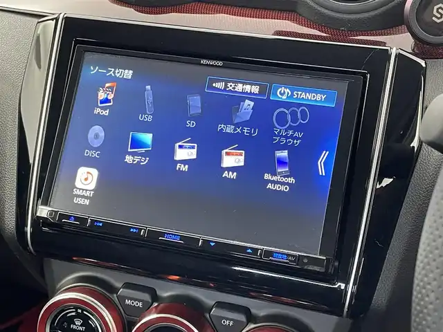 スズキ スイフト スポーツ 埼玉県 2020(令2)年 1.4万km プレミアムシルバーメタリック ケンウッド8インチSDナビ/フルセグTV/CD/DVD/SD/バックカメラ/ETC/プッシュスタート/エマージェンシーブレーキ/LEDヘッドライト/スズキセーフティ・デュアルセンサーサポート/フォグランプ/リアフォグ/クルーズコントロール/D席シートヒーター/ドライブレコーダー前後/純正フューエルリッドカバー