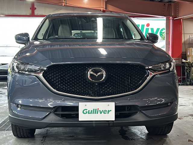 マツダ ＣＸ－５ 20S シルクベージュセレ 静岡県 2020(令2)年 5.8万km ポリメタルグレーM 【メーカーOP】/CD/DVDプレーヤー＋地上デジタルテレビチューナー/アラウンドビューモニターフロントパーキングセンサー/【特別装備】/フロントフォグランプ/IRカットガラス/ルームランプ/ラゲッジルームランプ（LED）/マップランプ（LED）/アンビエントライト/シルクベージュ色専用ハーフレザーシート/【主要装備】/純正ナビ　/ブラインドスポットビューモニター　/レーダークルーズコントロール　/ＬＥＤヘッドライト/純正19インチアルミホイール/前席シートヒーター/ステアリングヒーター/ステアリングスイッチ/パワーバックドア/プッシュスタート/スマートキー/スペアキー有り