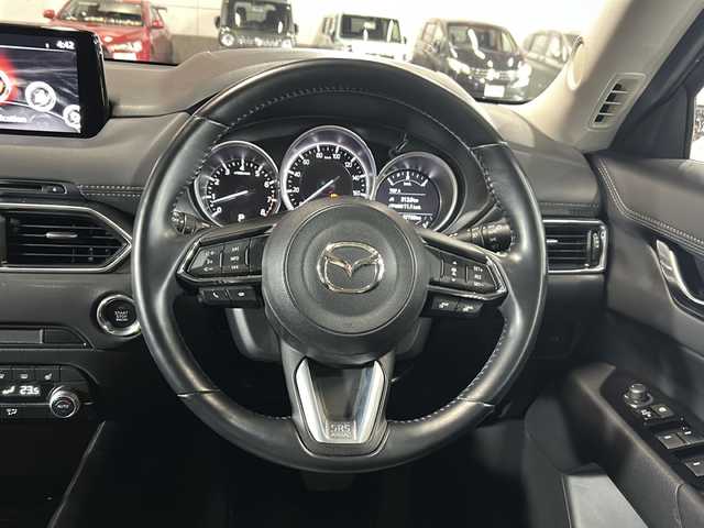 マツダ ＣＸ－５ 20S シルクベージュセレ 静岡県 2020(令2)年 5.8万km ポリメタルグレーM 【メーカーOP】/CD/DVDプレーヤー＋地上デジタルテレビチューナー/アラウンドビューモニターフロントパーキングセンサー/【特別装備】/フロントフォグランプ/IRカットガラス/ルームランプ/ラゲッジルームランプ（LED）/マップランプ（LED）/アンビエントライト/シルクベージュ色専用ハーフレザーシート/【主要装備】/純正ナビ　/ブラインドスポットビューモニター　/レーダークルーズコントロール　/ＬＥＤヘッドライト/純正19インチアルミホイール/前席シートヒーター/ステアリングヒーター/ステアリングスイッチ/パワーバックドア/プッシュスタート/スマートキー/スペアキー有り