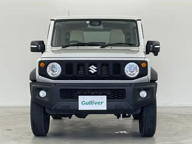 スズキ ジムニー シエラ JC 群馬県 2022(令4)年 2.5万km ピュアホワイトP 4WD/5速MT/社外9インチSDナビ/フルセグTV/CD/DVD/BT/USB/AUX/SD/バックカメラ/デュアルセンサーブレーキサポート/誤発進抑制機能/車線逸脱警報/標識認識機能/ふらつき警報機能/先行車発進お知らせ機能/オートマチックハイビーム/ヘッドライトウォッシャー/前席シートヒーター/ETC/革巻きステアリング/ステアリングスイッチ/LEDヘッドライト/プッシュスタート/スマートキー
