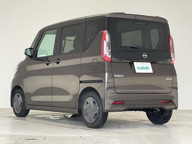 日産 ルークス X 福島県 2023(令5)年 0.4万km アッシュブラウンM 純正９型SDナビ/全方位カメラ/バックカメラ/イージーオープン機能/パワースライドドア/LEDヘッドライト/オートマチックハイビーム/衝突軽減システム/フルセグ/Bluetooth/ドライブレコーダー/ETC/ステアリングスイッチ/スマートキー/プッシュスタート