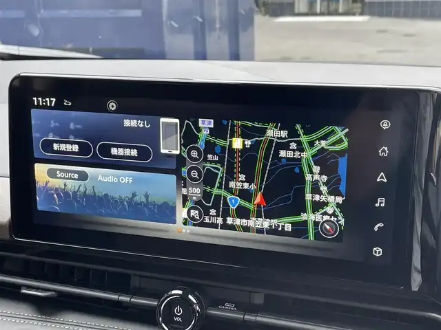 日産 セレナ e－パワー ハイウェイスター V 滋賀県 2025(令7)年 0.1千km プリズムホワイト 登録済未使用車/純正12.3型ナビ/（フルセグTV/HDMI/BT/USB/FM/AM）/インテリジェントエマージェンシーブレーキ/インテリジェントFCW（前方衝突予測警報）/インテリジェントLI（車線逸脱防止支援）/LDW（車線逸脱警報）/ハイビームアシスト/BSW（後側方車両検知警報）/RCTA（後退時車両検知警報）/インテリジェントDA（ふらつき警報）/標識検知機能/SOSコール/純正フリップダウンモニター/インテリジェントアラウンドビューモニター/ビルトインETC2.0/インテリジェントルームミラー/前後ドライブレコーダー/両側パワースライドドア/前後ソナー/ハーフレザーシート/置くだけ充電/電動パーキングブレーキ/LEDヘッドライト/純正16インチAW