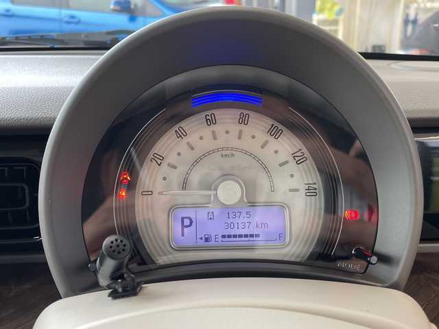 スズキ ラパン モード 愛知県 2019(令1)年 3.1万km フィズブルーパールメタリック/ホワイト 2トーンルーフ 純正ナビ/シートヒーター/コーナーセンサー/HIDヘッドライト/オートマチックハイビーム/ドライブレコーダー/ETC/衝突軽減システム/フルセグ/CD DVD/Bluetooth/ステアリングスイッチ/スマートキー/プッシュスタート