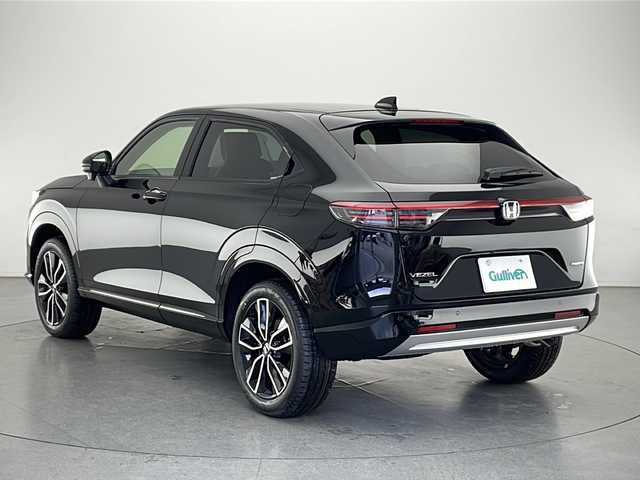 ホンダ ヴェゼル ハイブリッド e:HEV Z 長野県 2025(令7)年 0.1千km クリスタルブラックパール 登録済未使用車/純正メモリナビ/（フルセグTV＆Bluetooth＆USB＆AppleCarPlay＆AndroidAuto＆FM・AM）/バックカメラ/ホンダセンシング/・クルーズコントロール（追従あり）/・レーンキープアシスト/・衝突被害軽減システム/・踏み間違い衝突軽減ブレーキ/・BSM/・クリアランスソナー/ワイヤレス充電/ビルトインETC2.0/ダウンヒルアシストコントロール/ステアリングヒーター/ステアリングスイッチ/シートヒーター（前席）/LEDヘッドライト/オートマチックハイビーム/フォグランプ/スマートキー/スペアキー1本/保証書/取扱説明書