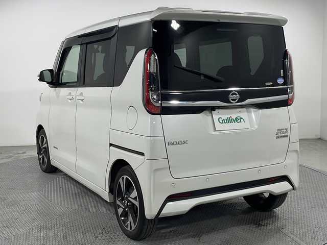 日産 ルークス HWS Gターボ プロパイロットED 広島県 2021(令3)年 0.6万km ホワイトパール 純正9型ナビ/アラウンドビューモニター/プロパイロット/両側ハンズフリーオートスライドドア/エマージェンシーブレーキ/車線逸脱抑制/ハイビームアシスト/フロント/バックソナー/誤発進抑制機能/電動パーキングブレーキ/オートブレーキホールド/LEDヘッドランプ/純正15インチAW/ステアリングスイッチ/ETC/ドライブレコーダー