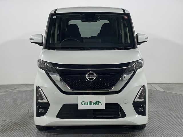 日産 ルークス HWS Gターボ プロパイロットED 広島県 2021(令3)年 0.6万km ホワイトパール 純正9型ナビ/アラウンドビューモニター/プロパイロット/両側ハンズフリーオートスライドドア/エマージェンシーブレーキ/車線逸脱抑制/ハイビームアシスト/フロント/バックソナー/誤発進抑制機能/電動パーキングブレーキ/オートブレーキホールド/LEDヘッドランプ/純正15インチAW/ステアリングスイッチ/ETC/ドライブレコーダー