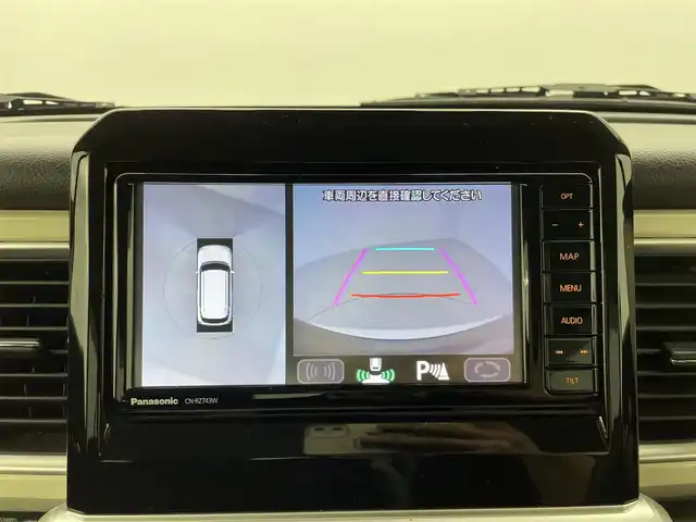 スズキ クロスビー HYBRID MZ 群馬県 2018(平30)年 4.6万km クラッシーブラウンメタリック/ホワイト 2トーンルーフ 純正7インチSDナビ【型番CN-RZ743W】/　フルセグTV/Bluetooth/CD/DVD/クルーズコントロール/全方位モニター/ビルトインETC/ドライブレコーダー/前席シートヒーター/衝突被害軽減ブレーキ/レーンキープアシスト/後方コーナーセンサー/LEDヘッドライト/アイドリングストップ/レザーステアリング/パドルシフト/純正フロアマット/純正16インチAW/禁煙車