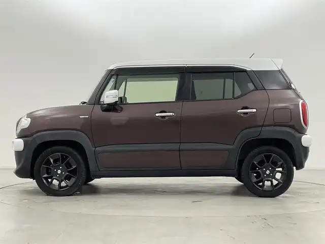 スズキ クロスビー HYBRID MZ 群馬県 2018(平30)年 4.6万km クラッシーブラウンメタリック/ホワイト 2トーンルーフ 純正7インチSDナビ【型番CN-RZ743W】/　フルセグTV/Bluetooth/CD/DVD/クルーズコントロール/全方位モニター/ビルトインETC/ドライブレコーダー/前席シートヒーター/衝突被害軽減ブレーキ/レーンキープアシスト/後方コーナーセンサー/LEDヘッドライト/アイドリングストップ/レザーステアリング/パドルシフト/純正フロアマット/純正16インチAW/禁煙車