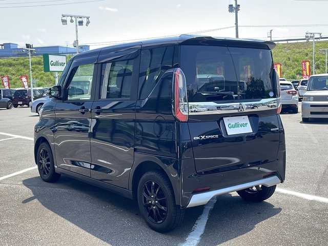 三菱 ｅＫクロススペース G プラスエディション 青森県 2021(令3)年 4.3万km アメジストブラック ・４WD/・社外フルセグナビTV/・AM/FM/Bluetooth/CD/DVD/・両側パワースライドドア/・アラウンドビューモニター/・前後コーナーセンサー/・レーンキープアシスト/・衝突軽減装置/・ダウンヒルアシスト/・ハンズフリーセンサー/・横滑り抑制装置/・社外ETC/・純正バイザー/・後席サンシェード/・後席送風機/・プッシュスタート/・アイドリングストップ/・純正AWサマータイヤ積込