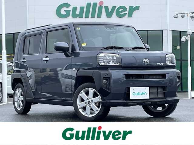 ダイハツ タフト G 佐賀県 2023(令5)年 2.3万km クロムグレーメタリック ガラスルーフ/CDオーディオ/ステアリングスイッチ/ブレーキホールド/電子パーキングブレーキ/コーナーセンサー/アイドリングストップ/革巻きステアリング/チルトステアリング/前席シートヒーター/純正LEDヘッドライト/純正15インチアルミ/プッシュスタート/スマートキー/スペアキー1本