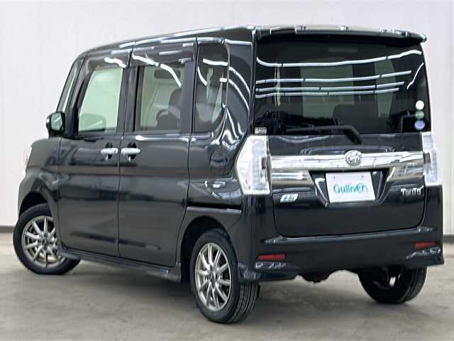 ダイハツ タント カスタム X SA 道央・札幌 2014(平26)年 7万km ブラックマイカメタリック /4WD//ワンオーナー//メモリナビ//ワンセグテレビ//バックカメラ//アイドリングストップ//純正LEDライト//ETC//片側パワースライドドア//ドアバイザー//プッシュスタート