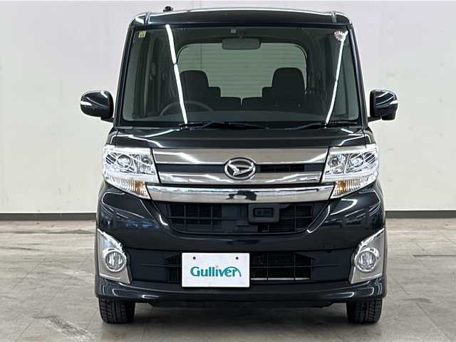 ダイハツ タント カスタム X SA 道央・札幌 2014(平26)年 7万km ブラックマイカメタリック /4WD//ワンオーナー//メモリナビ//ワンセグテレビ//バックカメラ//アイドリングストップ//純正LEDライト//ETC//片側パワースライドドア//ドアバイザー//プッシュスタート