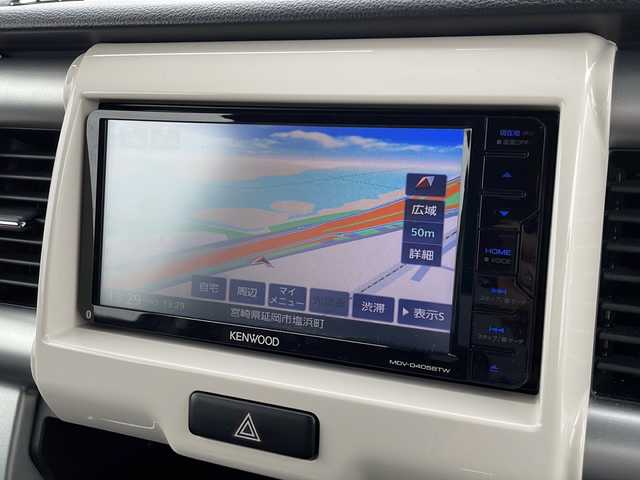 スズキ ハスラー G ターボ 宮崎県 2019(平31)年 7.4万km フェニックスレッドパール/ホワイト2トーンルーフ 〇社外ナビ/〇ワンセグTV/〇デュアルセンサーブレーキサポート/〇車線逸脱警報機能/〇ふらつき警報機能/〇先行車発進お知らせ機能/〇アイドリングストップシステム/〇S-エネチャージ/〇ビルトインETC/〇前席シートヒーター/〇前席ベンチシート/〇ハロゲンヘッドライト/〇純正１５インチホワイト塗装スチールホイール/〇キーレスプッシュスタート/〇禁煙車