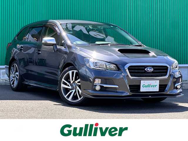 スバル レヴォーグ 1．6GT－S アイサイト 宮城県 2017(平29)年 5.6万km ダークグレーメタリック アドバンスドセイフティパッケージ/・リヤビークルディテクション（後側方警戒支援機能）/・サイドビューモニター/・ハイビームアシスト/・アイサイトアシストモニター/＝＝＝/STiフロントスポイラー/アイサイトVer.3/・プリクラッシュブレーキ/・ステレオカメラ/・アクティブレーンキープ/・車線逸脱ふらつき警報/・誤発進抑制制御機能/・誤後進抑制制御機能/・全車速追従機能付クルーズコントロール/純正ナビ（AVIC-RZ900）/・CD/DVD/・Bluetooth/・フルセグTV/バックカメラ/ETC/ドライブレコーダー/前席パワーシート/革巻きステアリング/ヒルホールド機能付電動パーキングブレーキ/LEDヘッドランプ/ヘッドランプウォッシャー/フォグランプ/オートライト/スマートキー＆プッシュスタート/電動格納ミラー/純正18インチAW/純正フロアマット/トノカバー/ドアバイザー/W/サイド/カーテン/ニーエアバッグ